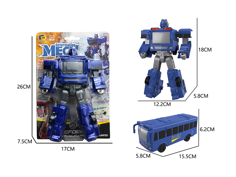 Bus Mecha Transformable Toy