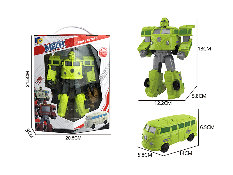 Bus Mecha Transformable Toy