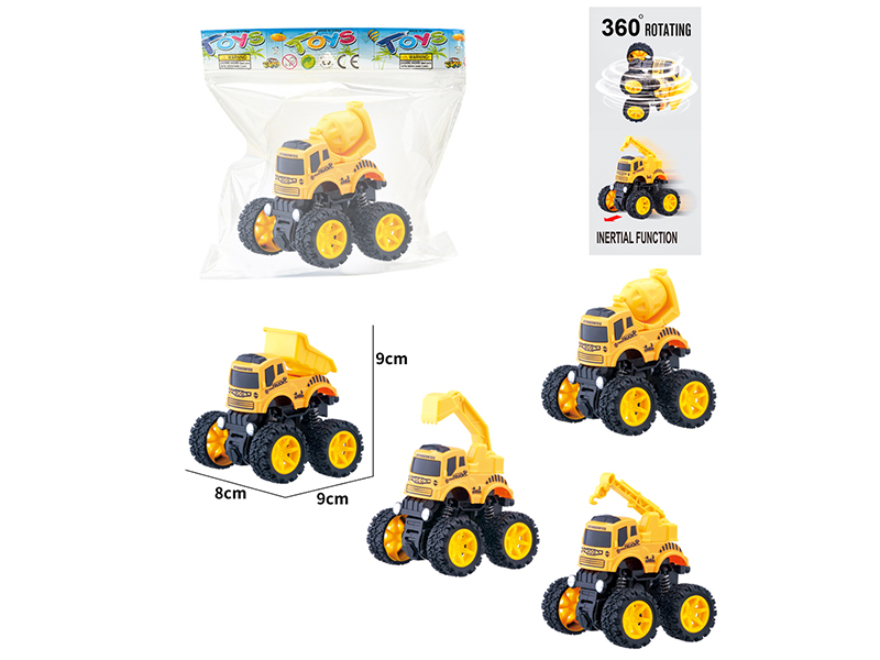 Double Friction Stunt Engineering Truck 1pcs