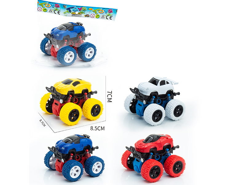 Double Friction Off-Road Stunt Car(Simulation Car Style)1PCS