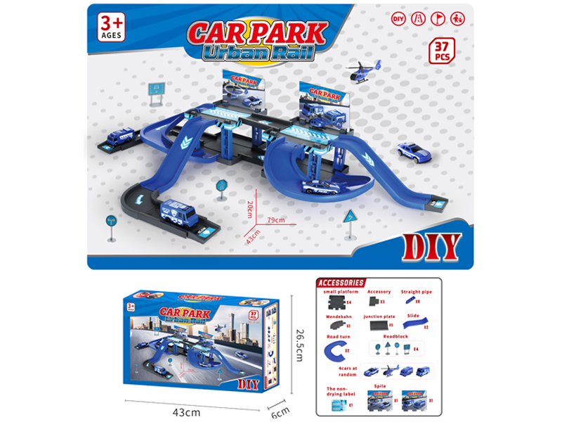 DIY City Parking Track 37PCS