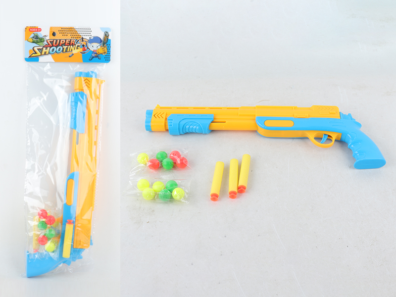 Solid Colored Ping-Pong Soft Bullet Rifle