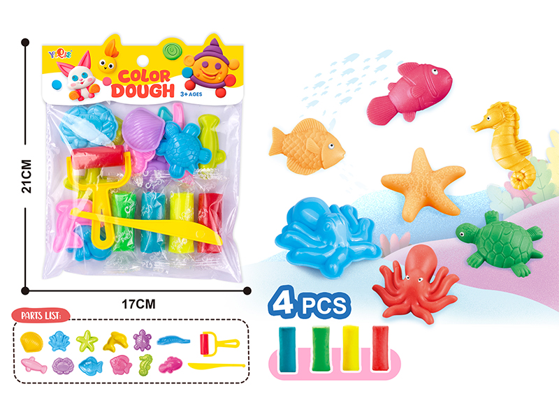 Underwater World Colored Clay Set