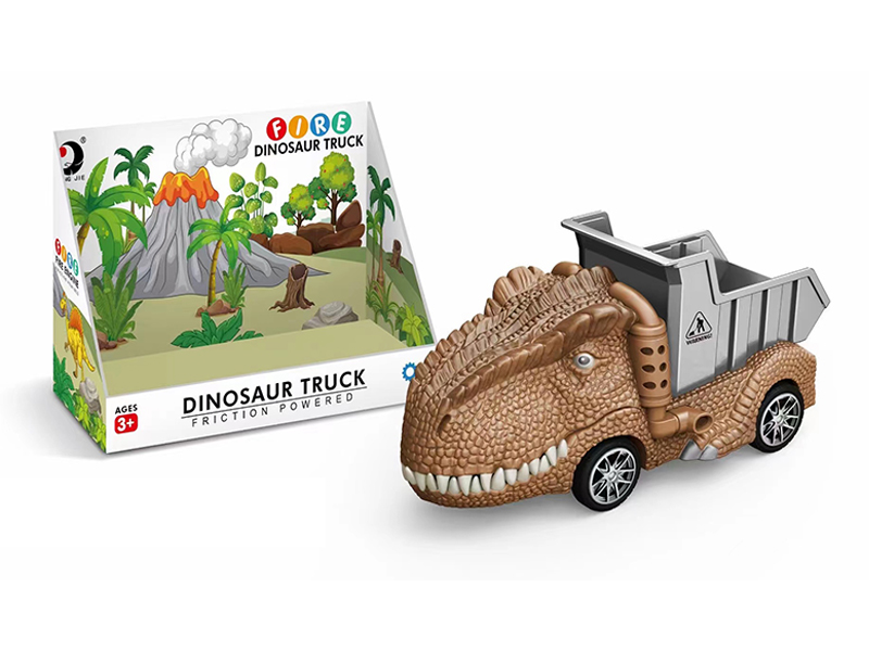 Friction Dinosaur Car Toy Set