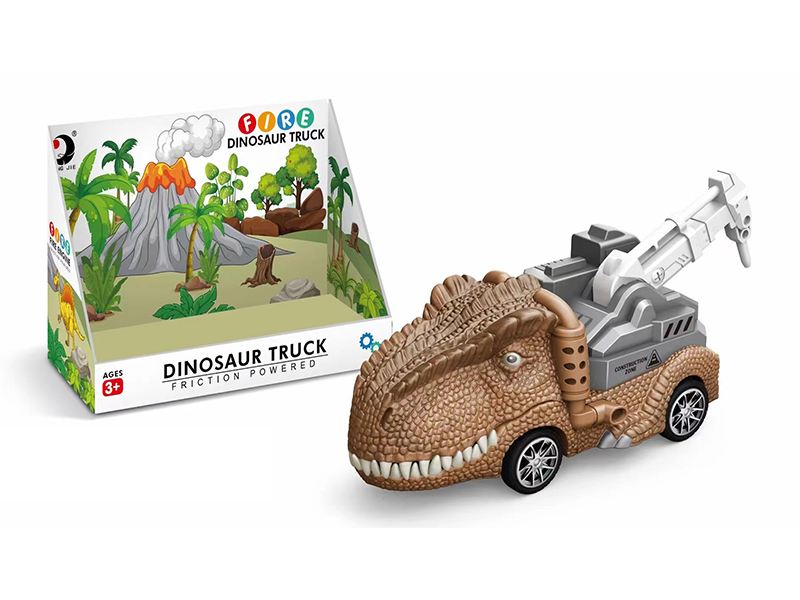 Friction Dinosaur Car Toy Set