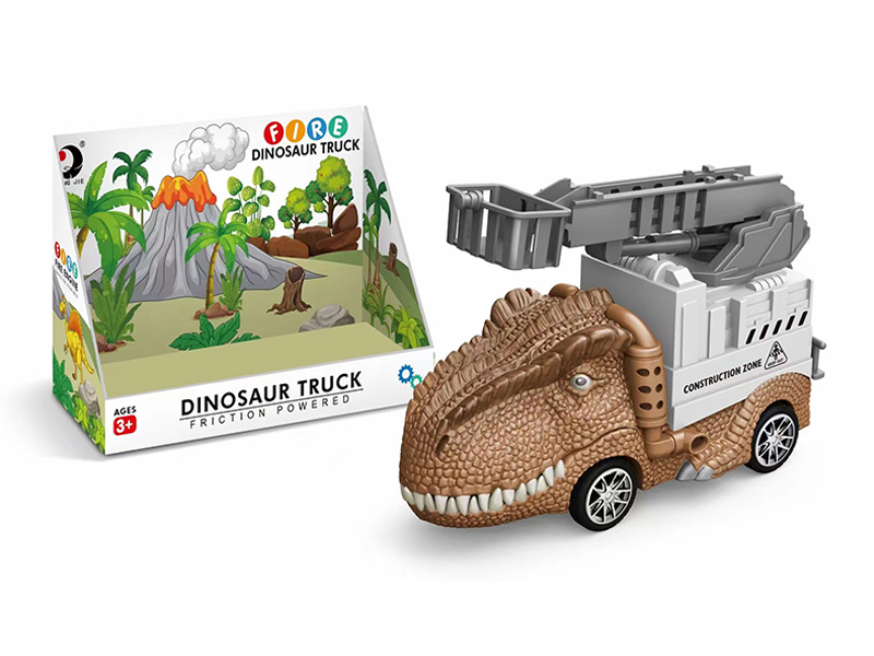 Friction Dinosaur Car Toy Set