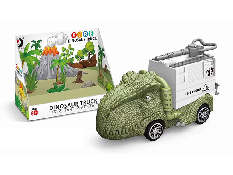 Friction Dinosaur Car Toy Set