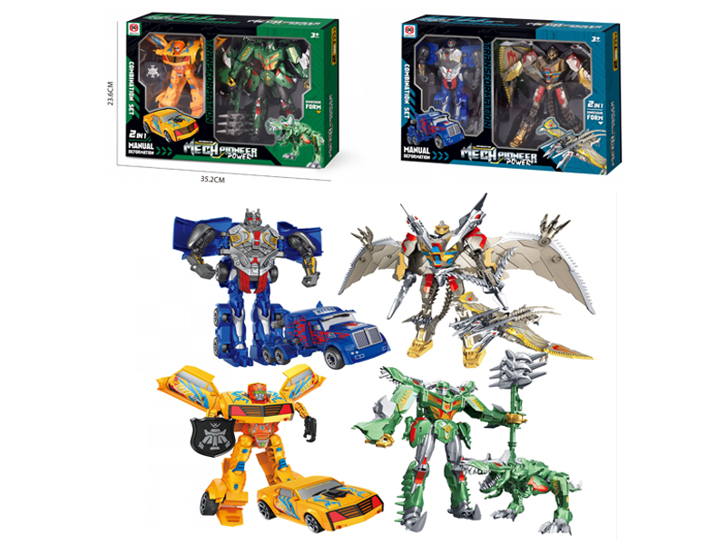 Transformable Dinosaur Robot Toy/Car Transformable Robot Toy