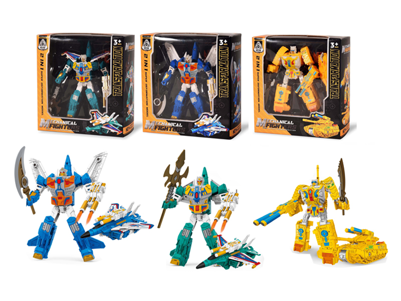 Transformable Aircraft Tank Robot Toy