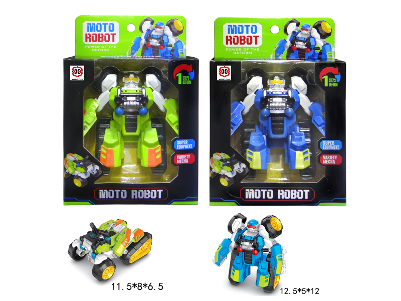 Transformable Motorcycle Robot Toy