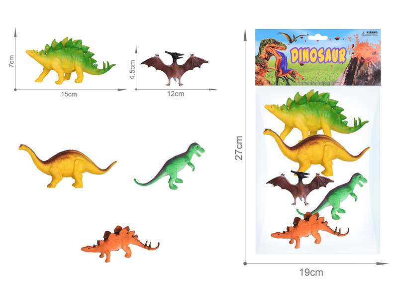 5PCS Dinosaur Set（6.5Inch+5Inch）