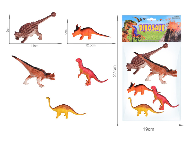 5PCS Dinosaur Set（6.5Inch+5Inch）