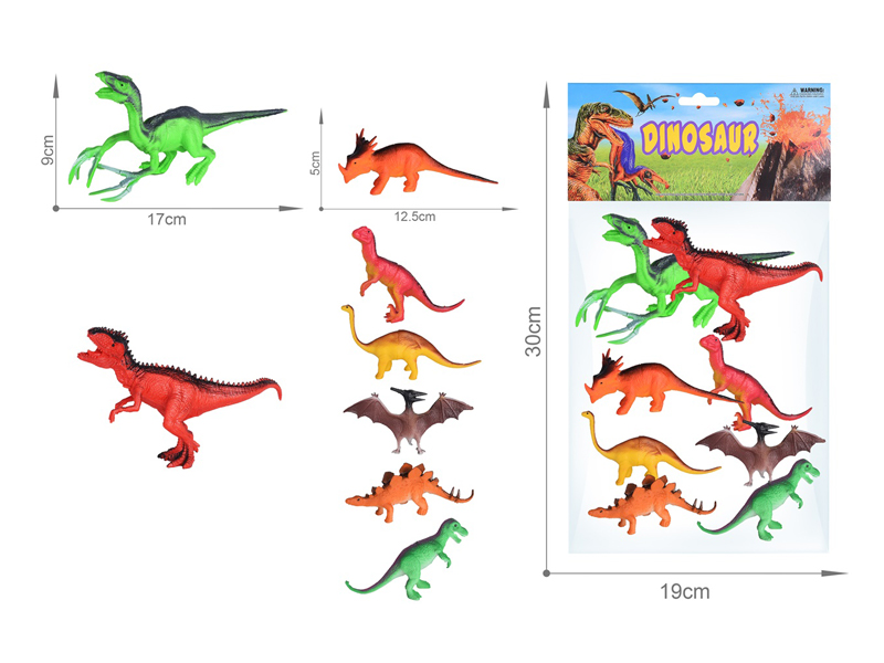 8PCS Dinosaur Set（6.5Inch+5Inch）