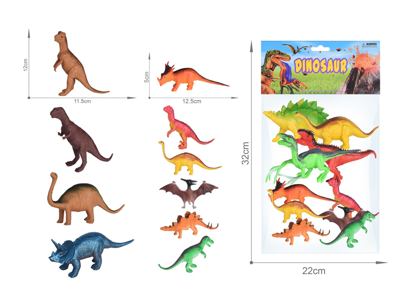 10PCS Dinosaur Set（6.5Inch+5Inch）