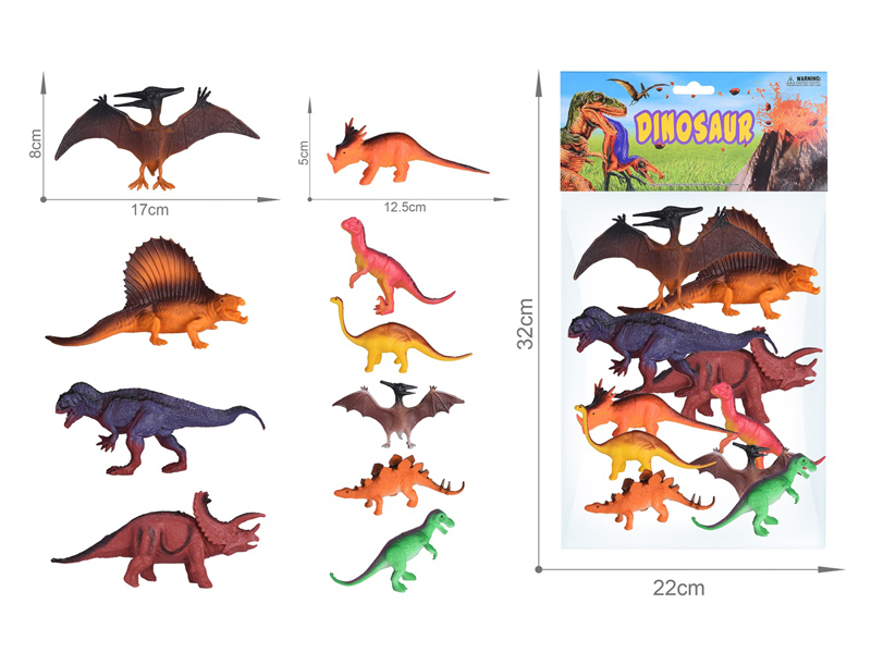 10PCS Dinosaur Set（6.5Inch+5Inch）