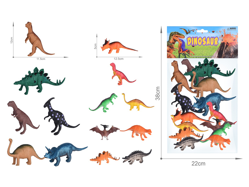 14PCS Dinosaur Set（6.5Inch+5Inch）