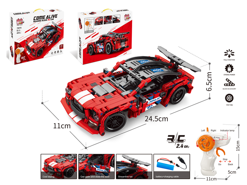 Building Block Of Remote Control Wild Carriage 433Pcs