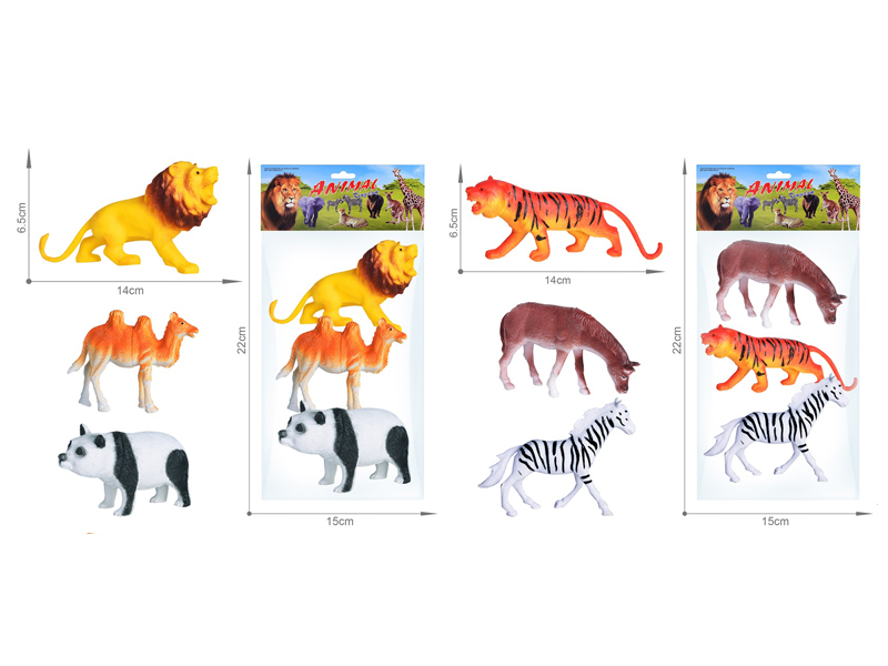 3PCS Wildlife Toy Set