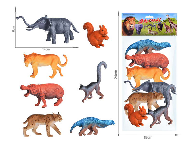 7PCS Wildlife Toy Set