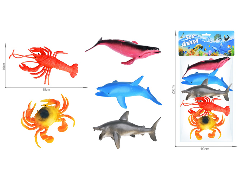 Marine Animal Toy Set 5PCS