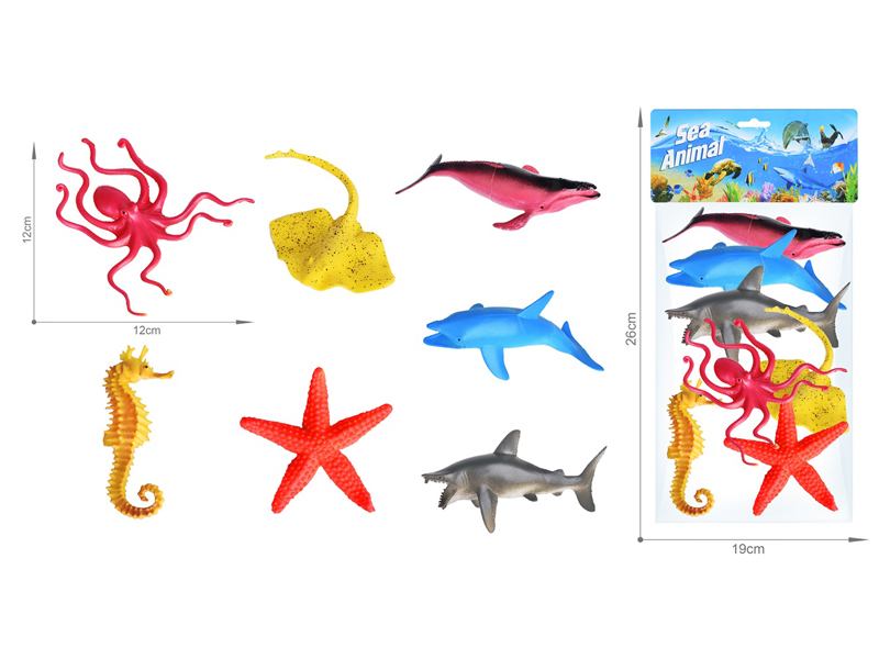 Marine Animal Toy Set 7PCS
