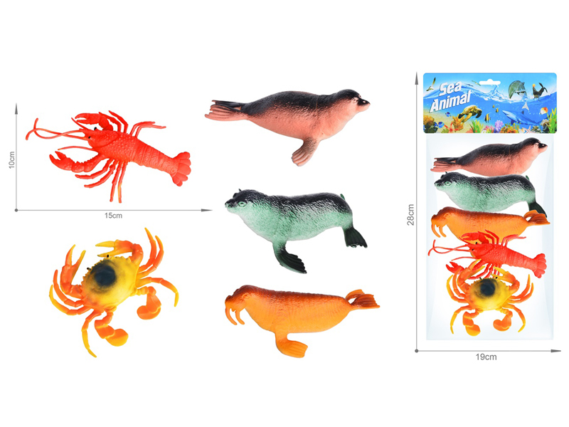 Marine Animal Toy Set 5PCS