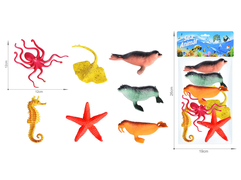 Marine Animal Toy Set 7PCS