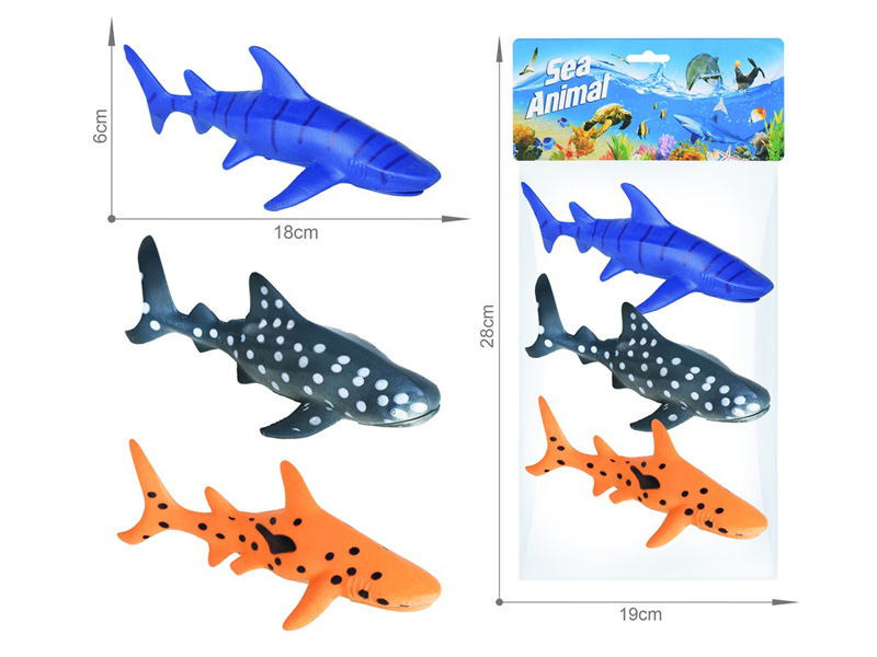 Marine Animal Toy Set 3PCS