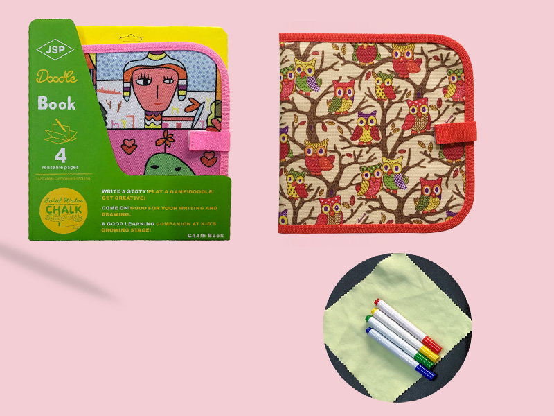 Children's Doodle Book(4 Reusable Pages)