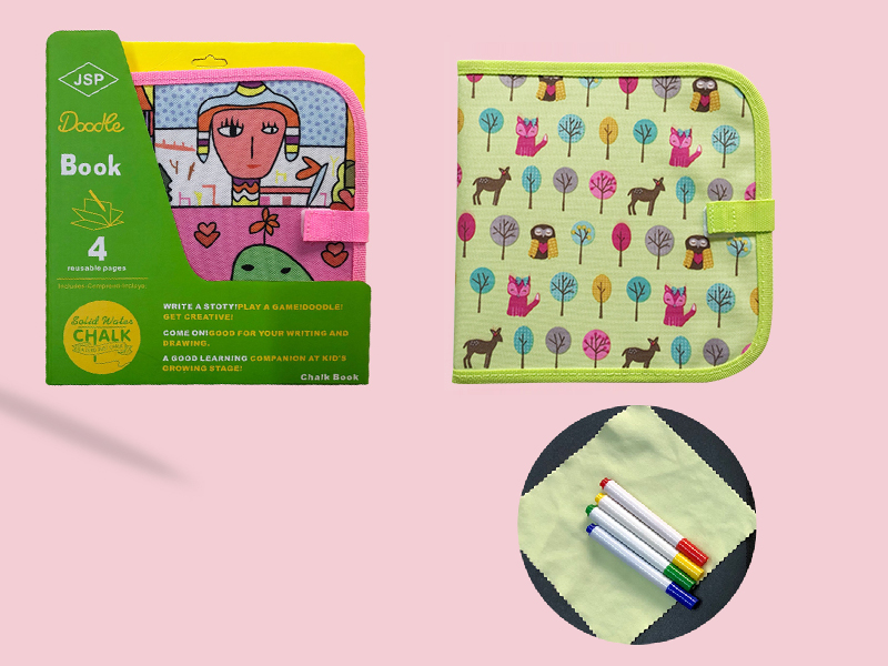 Children's Doodle Book(4 Reusable Pages)