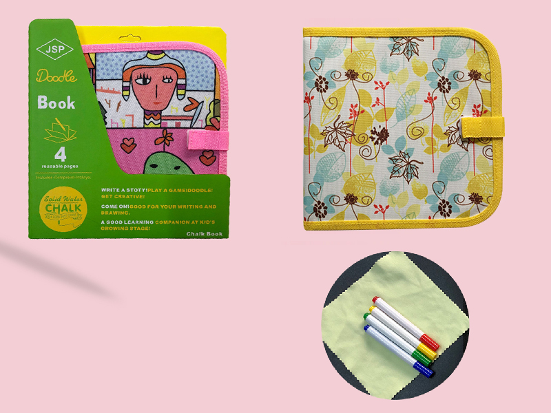 Children's Doodle Book(4 Reusable Pages)