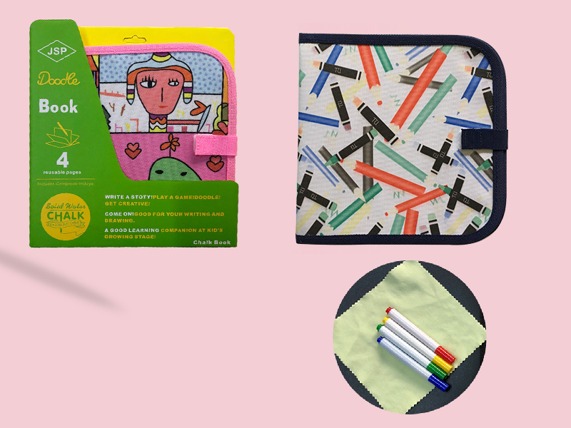 Children's Doodle Book(4 Reusable Pages)