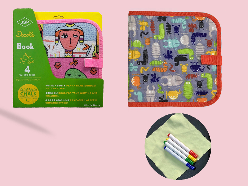 Children's Doodle Book(4 Reusable Pages)