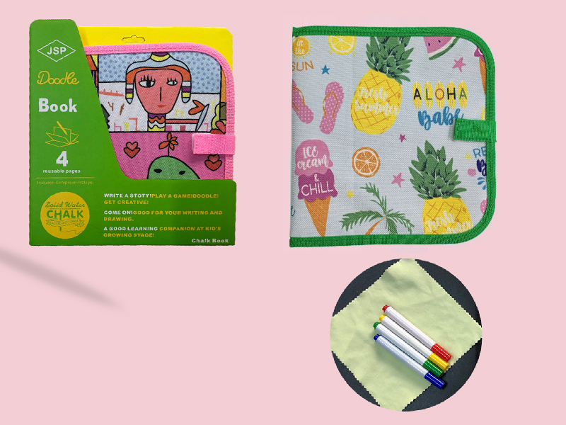 Children's Doodle Book(4 Reusable Pages)