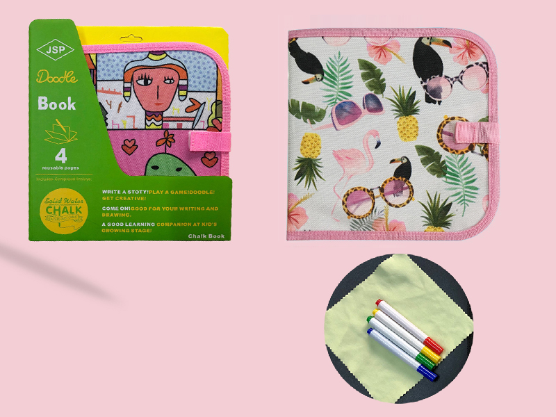 Children's Doodle Book(4 Reusable Pages)