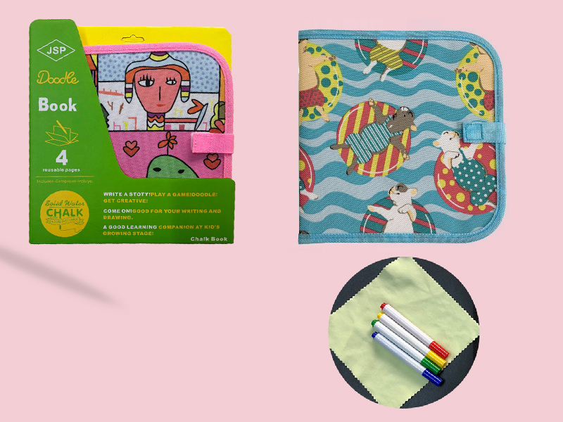 Children's Doodle Book(4 Reusable Pages)