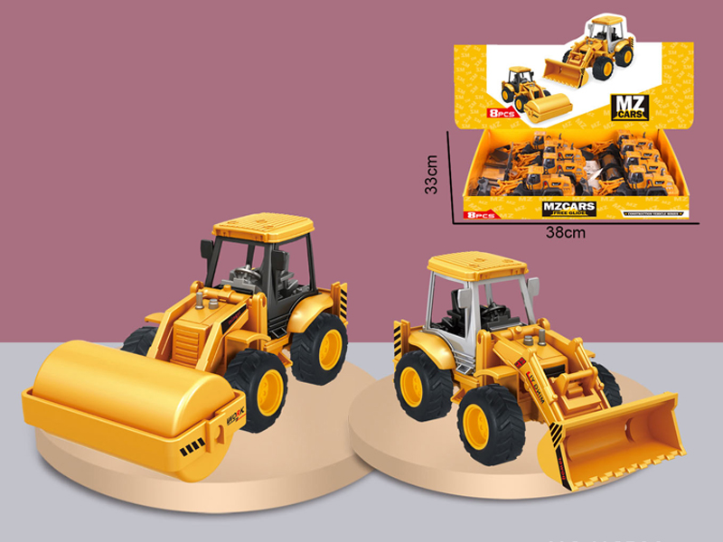 8PCS Friction Alloy Engineering Vehicle