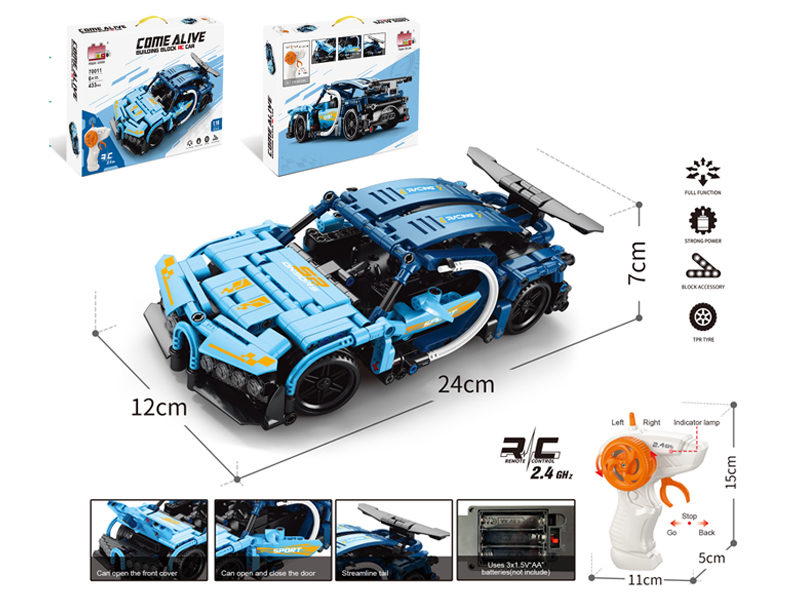 Building Block Of Remote Control Bugatti 433pcs