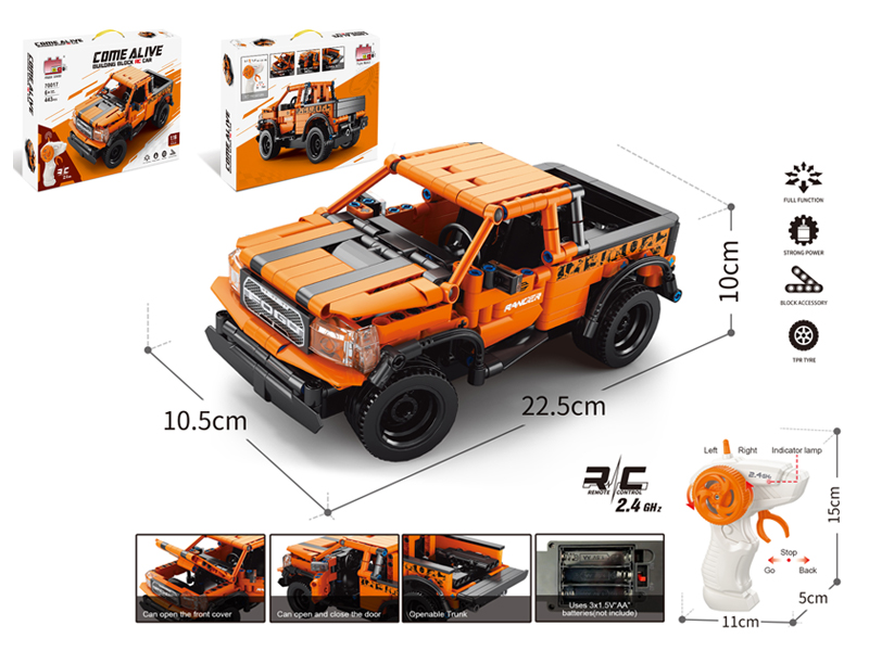 Building Block Of Remote Control Ford Raptor 443pcs