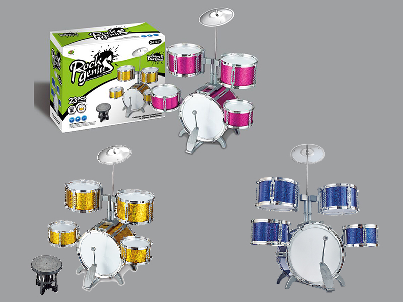 Jazz Drum Set(5 Drums + Chair)
