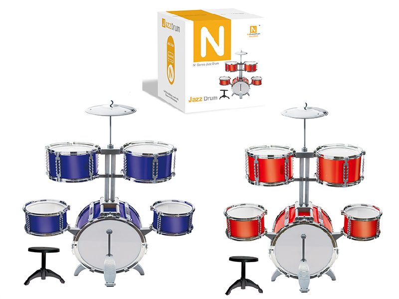 Jazz Drum Set(5 Drums + Chair)
