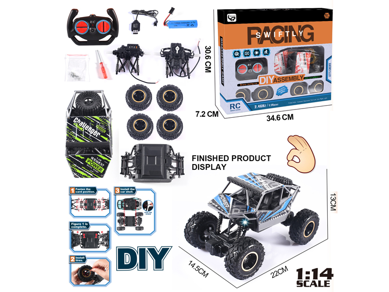 1:14 2.4G R/C PVC Off-Road Climbing Vehicle