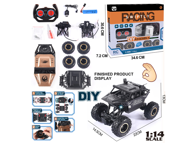 1:14 2.4G R/C Alloy Off-Road Climbing Vehicle
