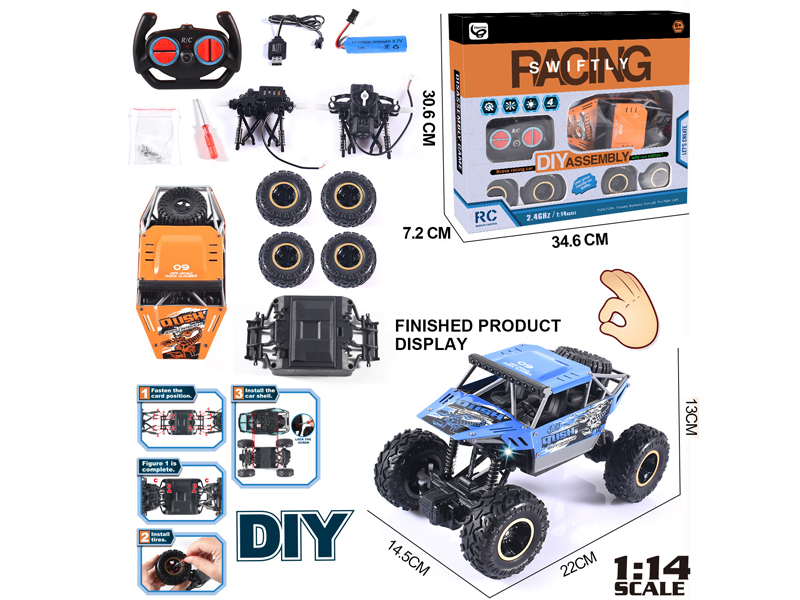 1:14 2.4G R/C Alloy Off-Road Climbing Vehicle