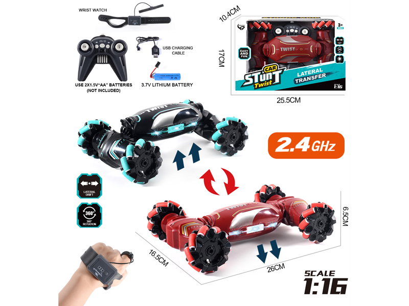 2.4G 9CH R/C Mailun Stunt Vehicle With Watch