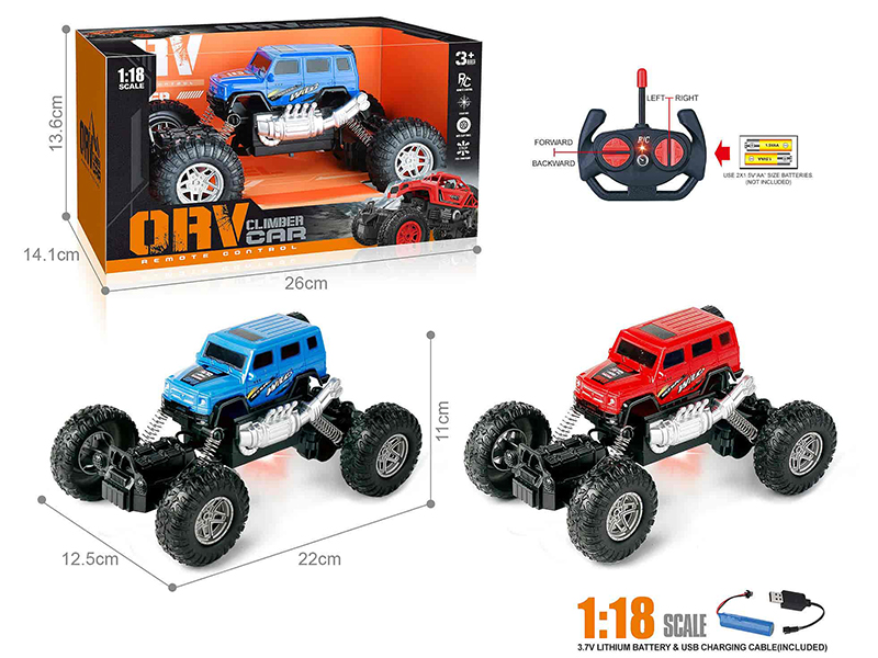 27Mhz 1:18 4-Channel Remote Control Mercedes-Benz Grand G Climbing Car With Light(Included Batteries)