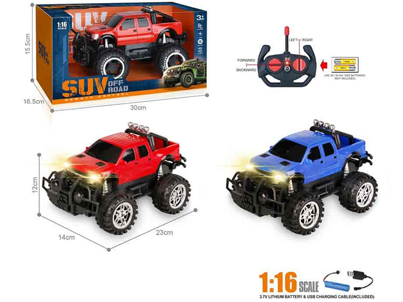 27Mhz 1:16 4-Channel Remote Control Ford Pickup Off-Road Vehicle With Headlights(Included Batteries)