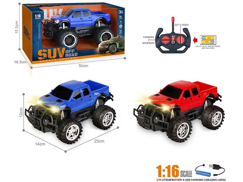27Mhz 1:16 4-Channel Remote Control Ford Pickup Off-Road Vehicle With Headlights(Included Batteries)