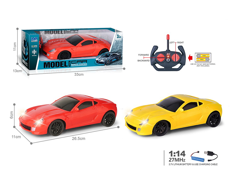 27Mhz 1:14 4-Channel Remote Control Ferrari Simulated Car With Lights(Included Batteries)