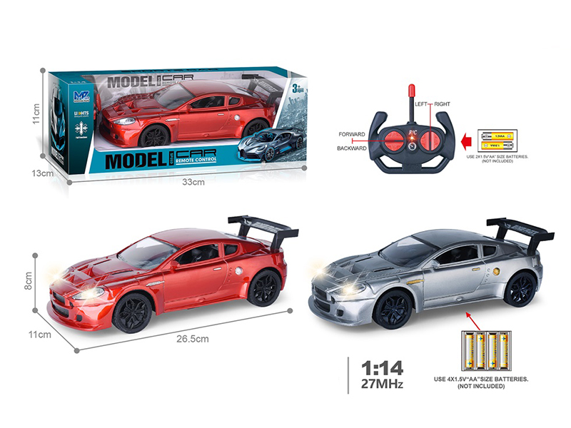 27Mhz 1:14 4-Channel Remote Control Aston Martin Simulated Car With Lights(Not Included Batteries)UV Spray-Painted